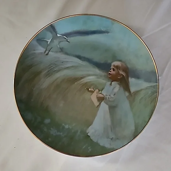 Thornton Ulz "A Friend In The Sky" Precious Moments Collection Plate - Picture 4 of 12